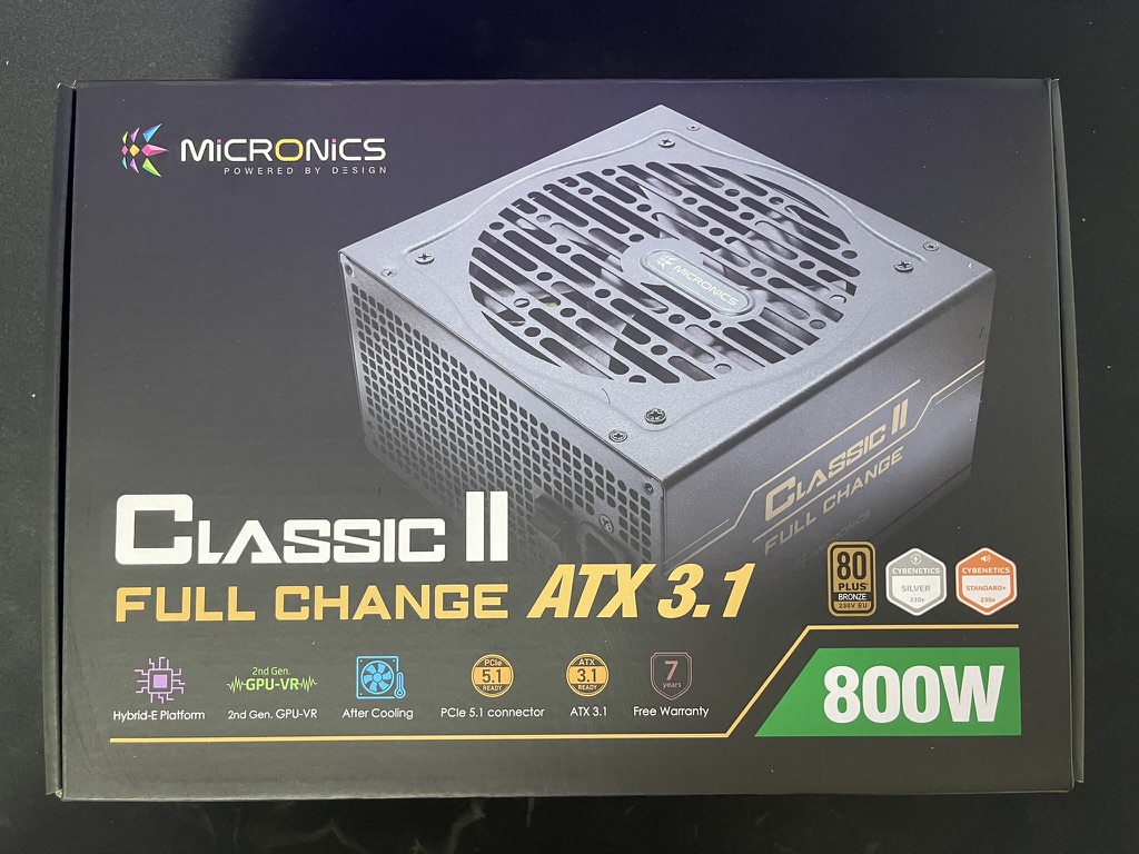 마이크로닉스 Classic II 풀체인지 800W 80PLUS BRONZE 개봉기